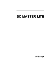 AV Stumpfl SC MASTER LITE User Manual