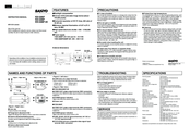 Sanyo VCB-3385P Instruction Manual