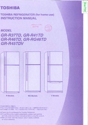 Toshiba GR-R37TD Instruction Manual