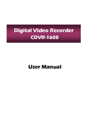 TORCHVIEW CDVR-1608CDRW User Manual