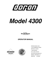 Doran Excel Series Operator's Manual