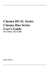 Gericom Dual-Cinema W812UI User Manual
