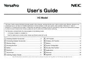 Nec VersaPro VC User Manual