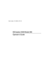 DECstation 5000/260 Operator's Manual