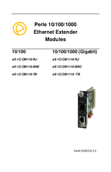 Perle eX-1C/CM1110-RJ Installation Manual