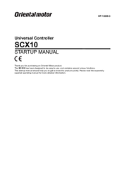 Oriental motor SCX10 Startup Manual