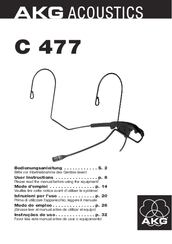 AKG C 477 User Instructions