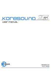 K-Team KoreSound User Manual