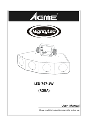 ACME LED-747-1W User Manual