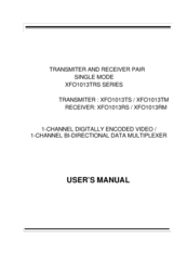 oxic XFO1013RM User Manual
