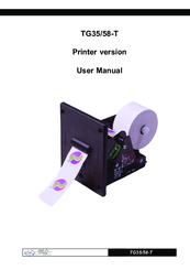 Custom Engineering TG35/58-T User Manual