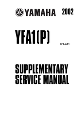 Yamaha 2002 YFA1P Supplementary Service Manual