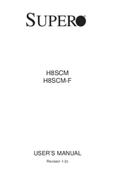 Supero H8SCM-F User Manual