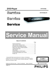 Philips DVP3256K/93 Service Manual