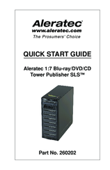 Aleratec Tower Publisher SLS 260202 Quick Start Manual