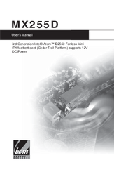 BCM MX255D User Manual