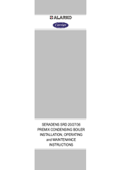 Alarko SERADENS SRD 20 Installation, Operating And Maintenance Instructions