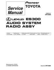 Pioneer FX-M8717ZT Service Manual