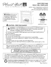 Pleasant Hearth VFF-PH20D Installation Manual