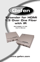 Gefen EXT-HDMI1.3-1FO User Manual