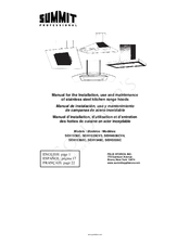 Summit SEH1530C Installation, Use And Maintenance Manual