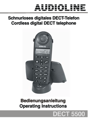 AUDIOLINE DECT5500 Operating Instructions Manual