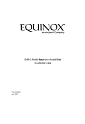 Equinox Systems ESP-2 MI Installation Manual