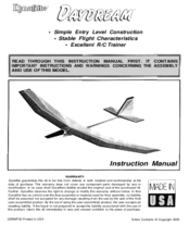 Dynaflite Daydream Instruction Manual