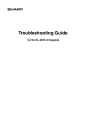 Sharp SL-5500 v3 Upgrade Troubleshooting Manual