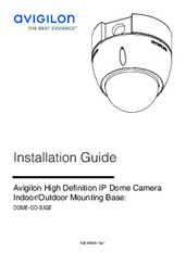 Avigilon DOME-OD-BASE Installation Manual