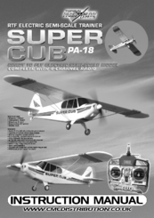 Park Flite Super Cub PA-18 Instruction Manual