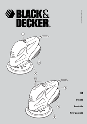 Black & Decker Palm sander Manual