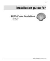 VIDAR SIERRA plus film digitizer Installation Manual
