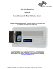 IST RETRO-M Operation Instructions Manual