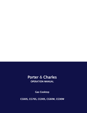 Porter & Charles CG90W Operating Manual