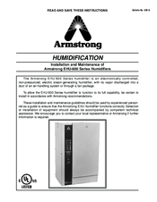 Armstrong EHU-600 Installation And Maintenance Manual