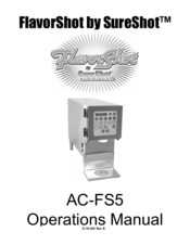 SureShot AC-FS5 FlavorShot Operation Manual