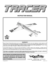 GREAT PLANES Tracer Instruction Manual