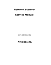 Avision @V6600 Service Manual