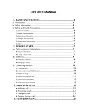 Ultra UX9 User Manual