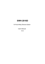 Orienta SWH-2016D User Manual