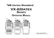 Vertex Standard VX-820ATEX Operating Manual
