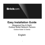 Brickcom Outdoor Bullet V2 Series Easy Installation Manual