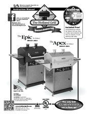 Holland grill Apex BH421-SS5 Manuals | ManualsLib