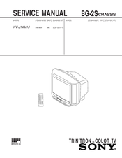 Sony TRINITRON KV-J14M1J Service Manual