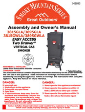 Great Outdoors 3895GWLA Assembly And Owner's Manual