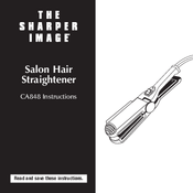 Sharper Image CA848 Instructions Manual