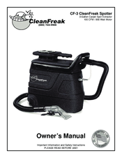CleanFreak CF-3 Owner's Manual