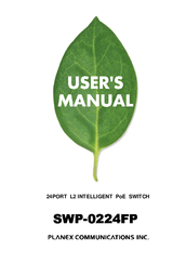 Planex SWP-0224FP User Manual
