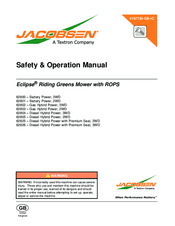 Jacobsen Eclipse 62800 Safety And Operation Manual